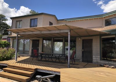 Example of a residential patio cover