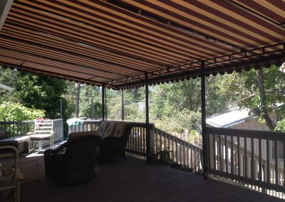 Example of a residential patio cover